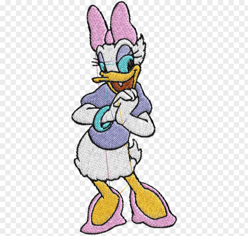 Mickey Mouse Daisy Duck Embroidery Easter Bunny Aixovar PNG