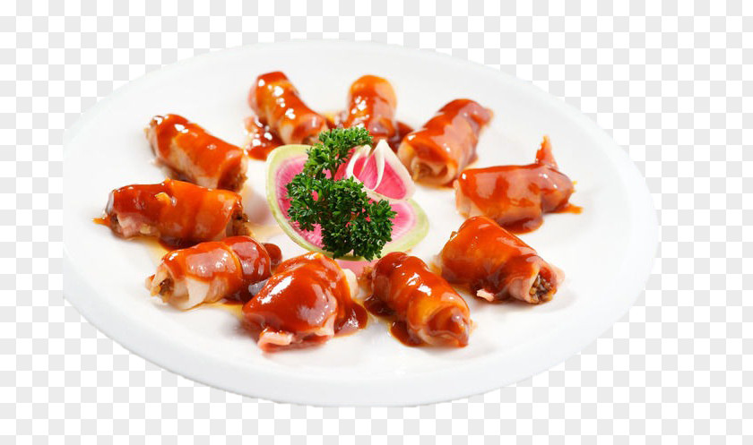 Bacon Roll Rice Barbecue Meat U7cefu7c73u5377 PNG