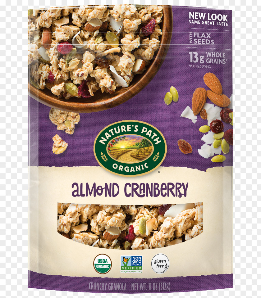 Breakfast Muesli Organic Food Cereal Nature's Path Granola PNG