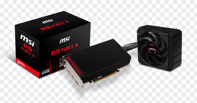 Computer Graphics Cards & Video Adapters AMD Radeon R9 Fury X MSI Micro-Star International PNG