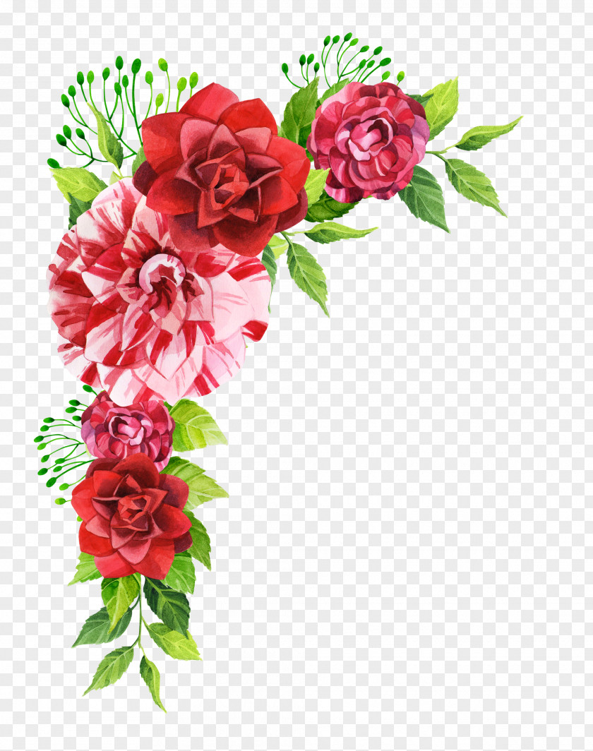 Pink Family Rosa Wichuraiana Flower Cartoon PNG