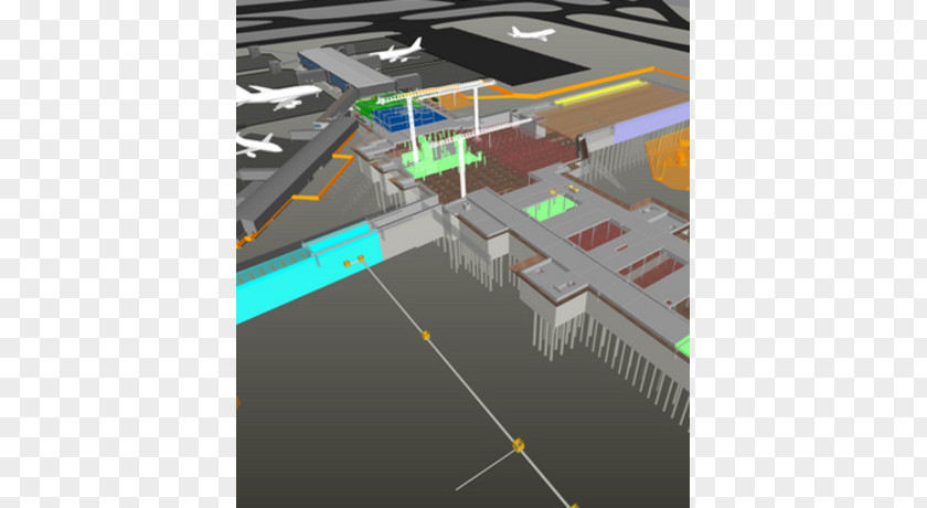 Airport Terminal Technology Angle PNG