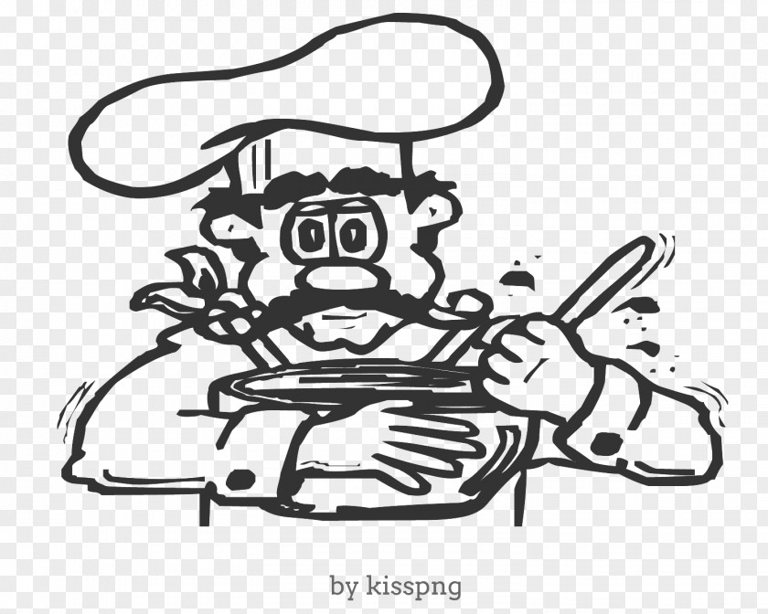 Cartoon Transparent Clipart. Chef Cooking PNG