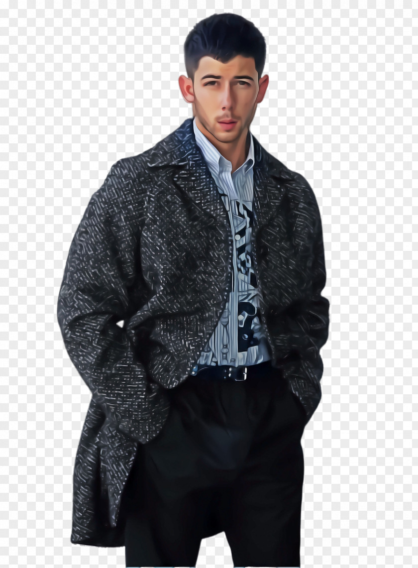 Coat Sleeve Clothing Outerwear Black Jacket Blue PNG