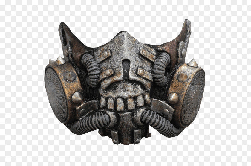 Gas Mask Apocalypse Warrior Caretas Doomsday Muzzle Adult TB26559 Costume Steampunk PNG