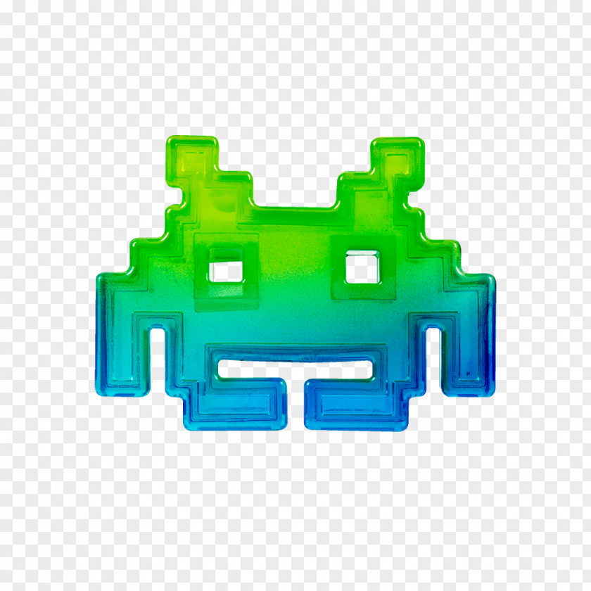 Three-dimensional Blocks Space Invaders Video Game Arcade Action & Toy Figures PNG