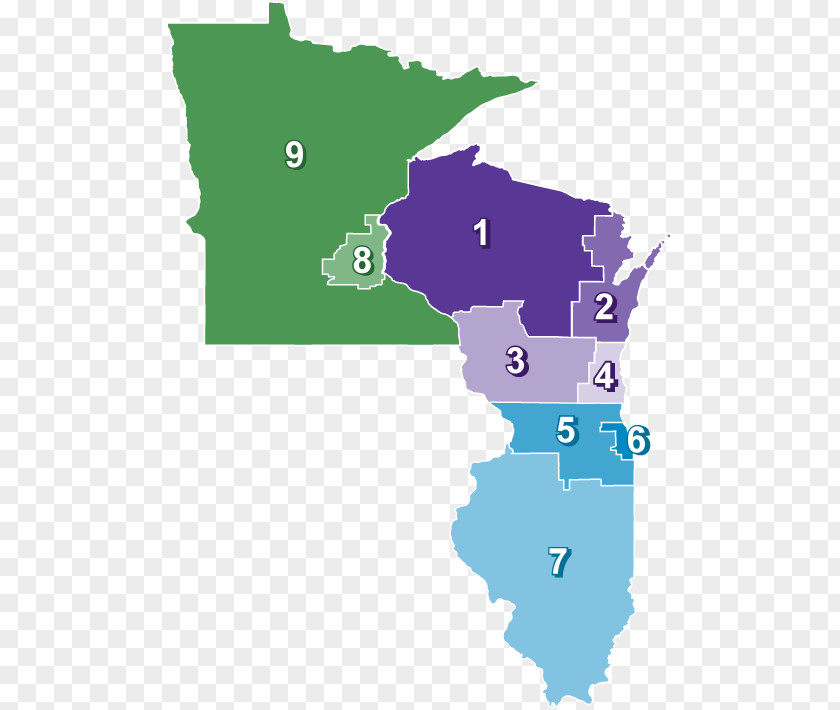 Bios Map Illinois Missouri Minnesota Vector Graphics PNG