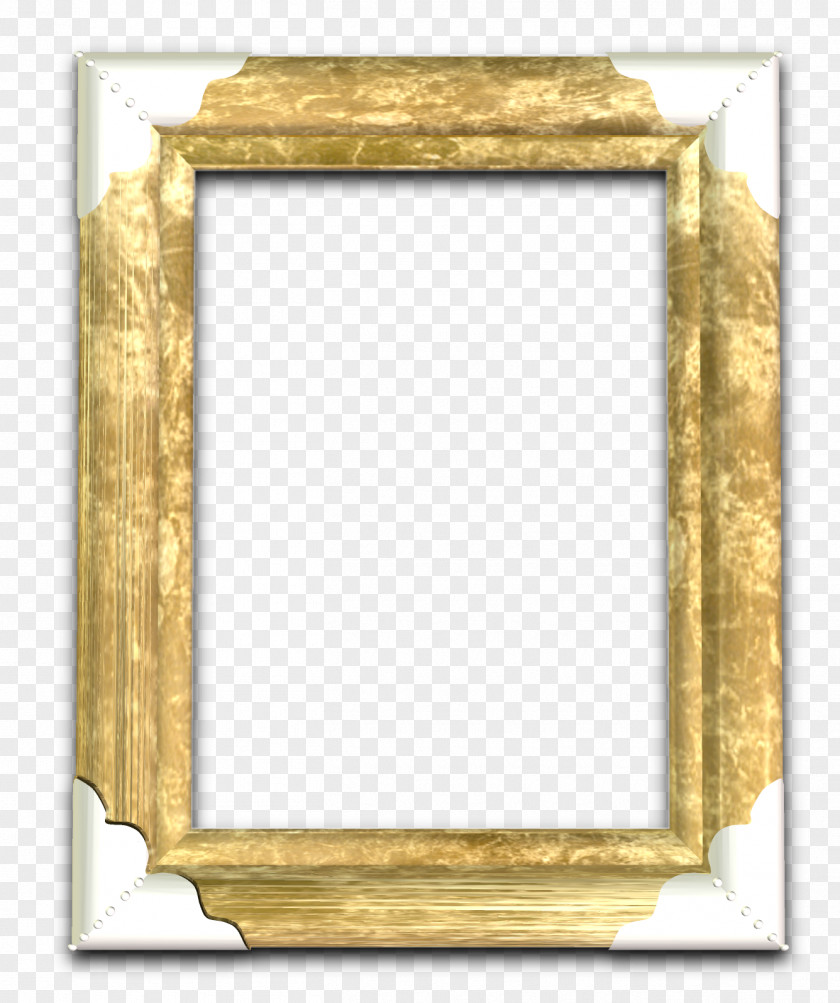 Gold Frame Picture Frames Mirror Clip Art PNG