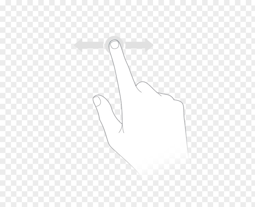 Line Thumb White Drawing PNG