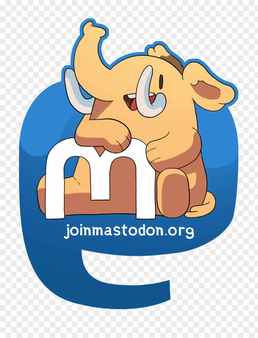 Mastodon Logo Sticker Text Elephantidae PNG