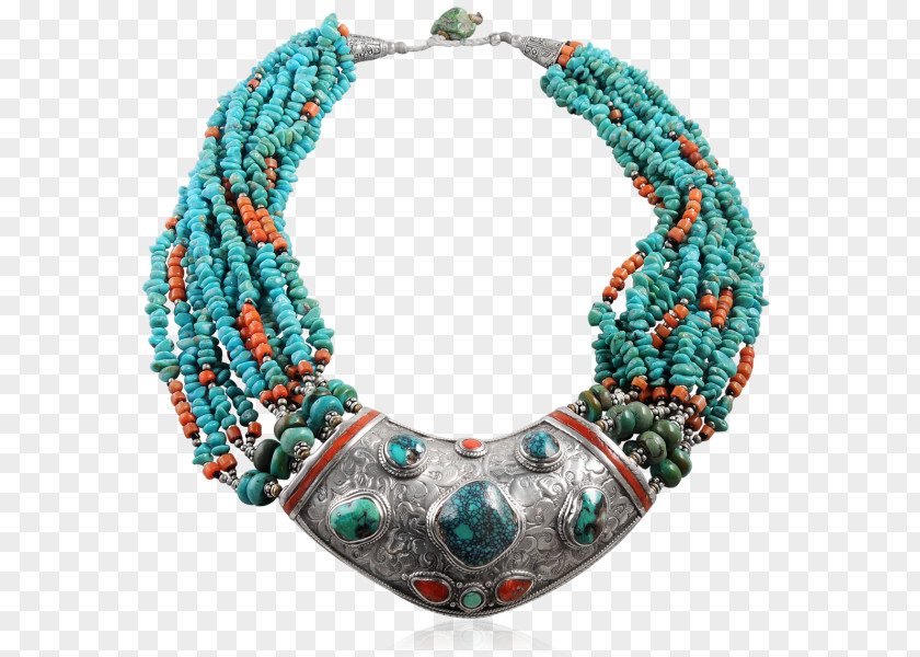 Necklace Turquoise Jewellery Red Coral Charms & Pendants PNG