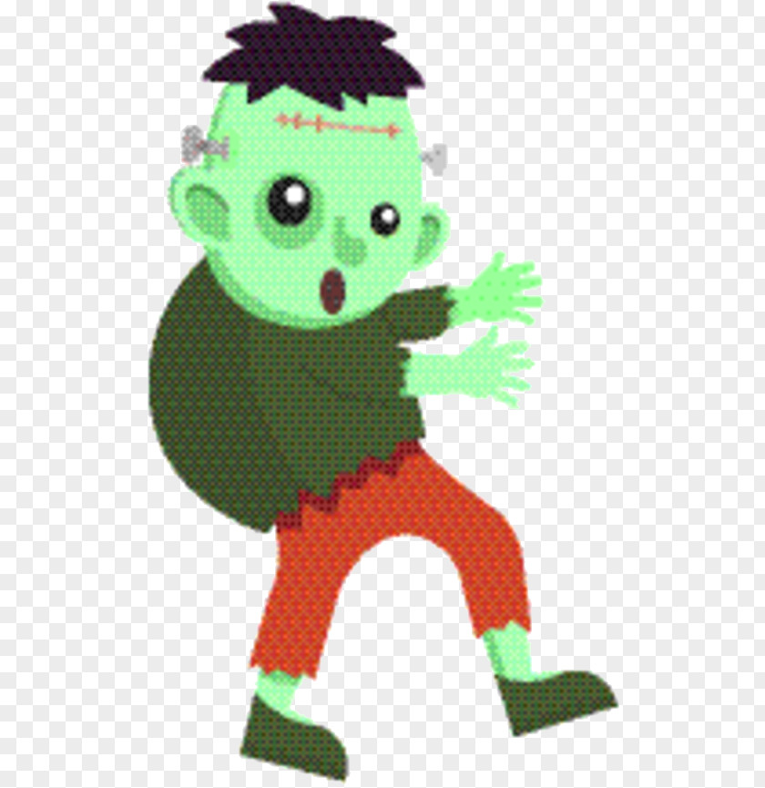 Animation Fictional Character Green Tree PNG