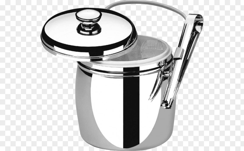 Bucket Brinox Metalúrgica S.A. Stainless Steel Lid Ice PNG