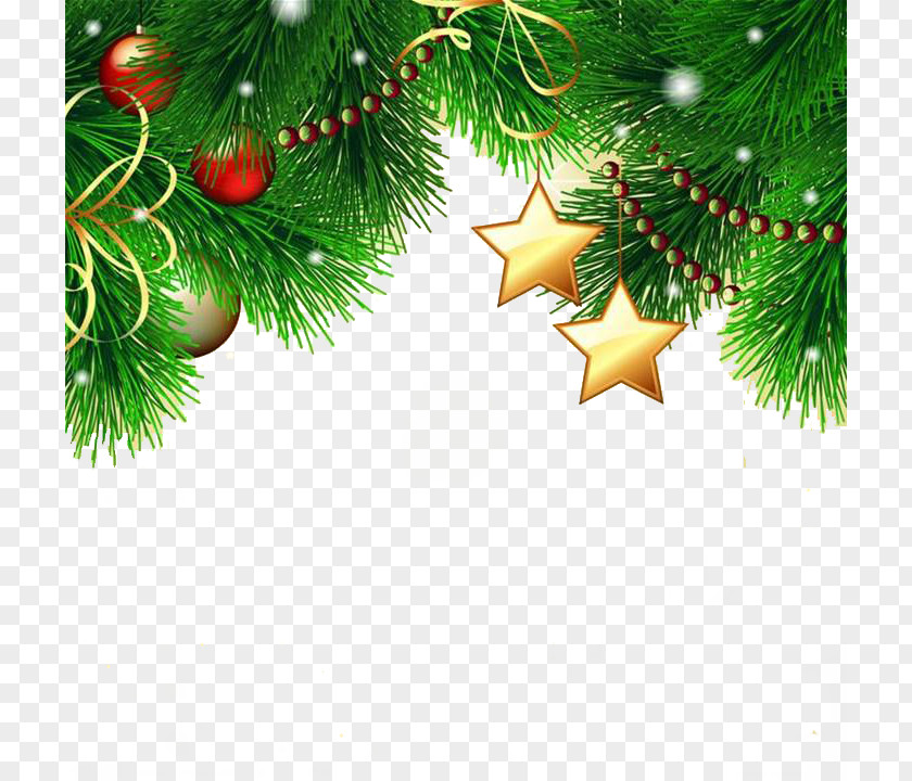 Christmas Decorative Border Element PNG