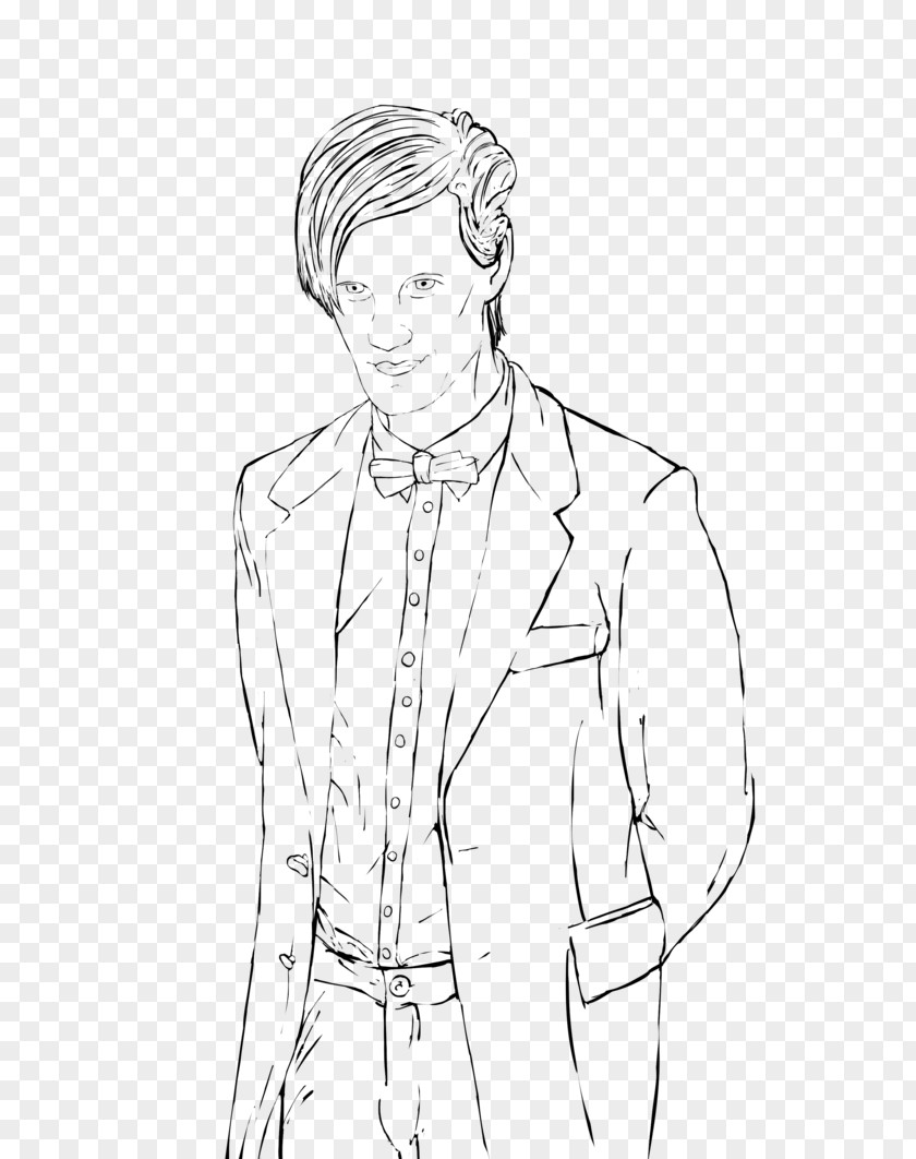 Doctor Who Tenth Line Art Drawing TARDIS PNG