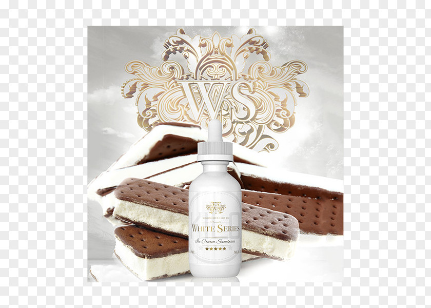 Ice Cream Sandwich Chocolate Chip Cookie White Electronic Cigarette Aerosol And Liquid PNG