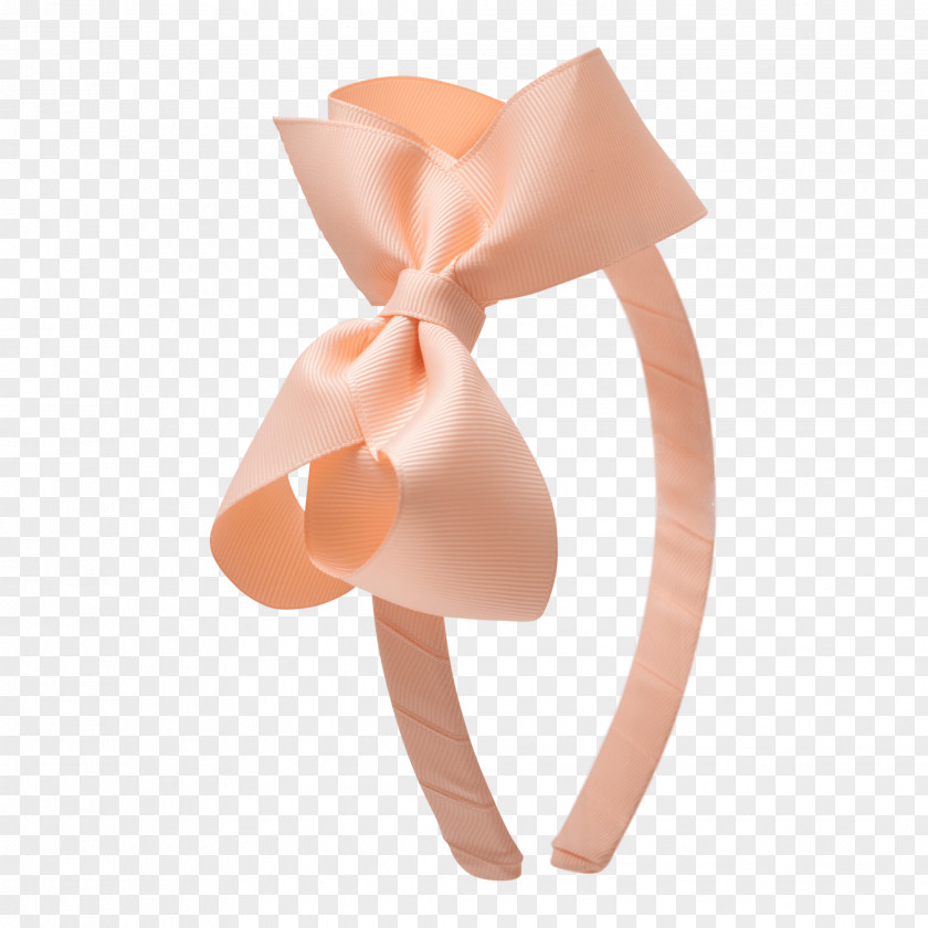Ribbon Hair Tie Peach PNG