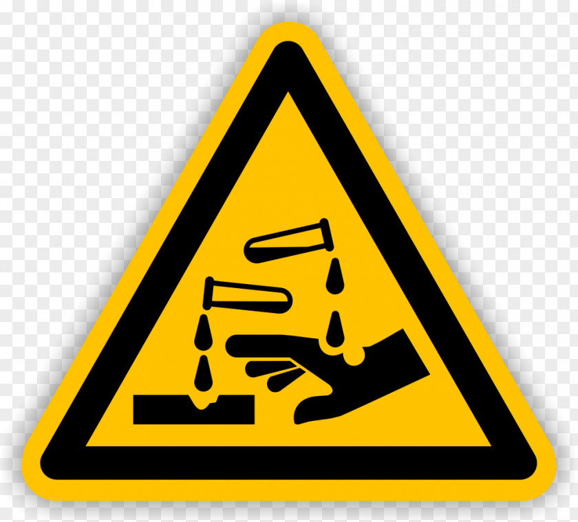 Brandschutzzeichen Corrosive Substance Hazard Symbol Sign Chemical PNG