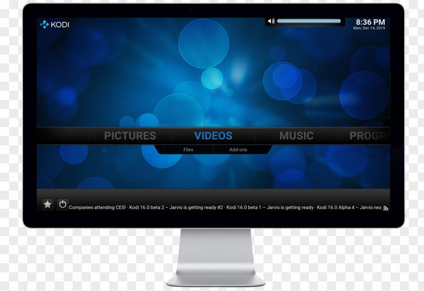 Computer Monitors Kodi Skin Software Plug-in PNG