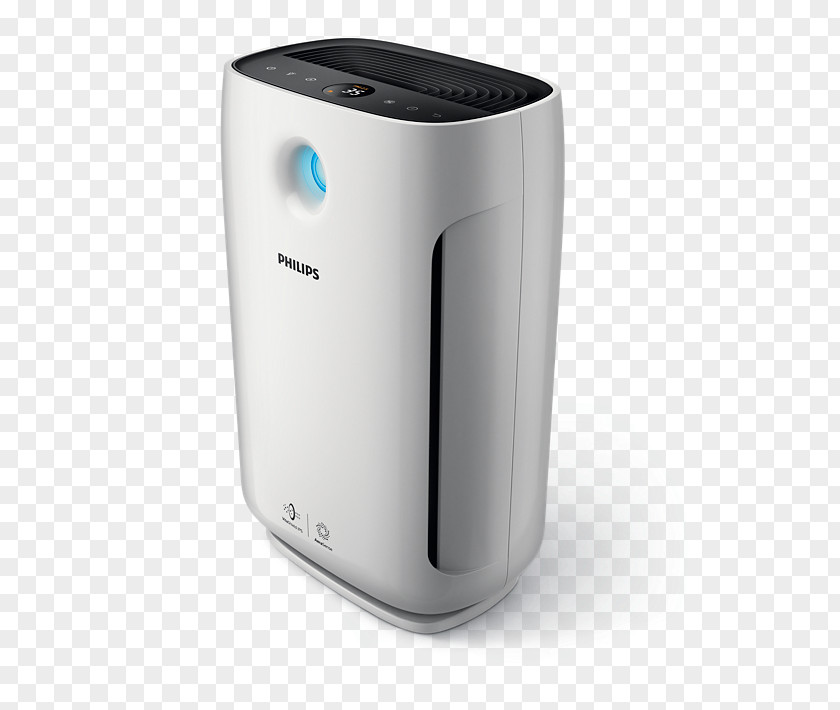 Dust Mites Humidifier Air Purifiers HEPA Purifier 95 M² 60 W White Philips Series 2000 With Allergen Mode AC2887/10 PNG