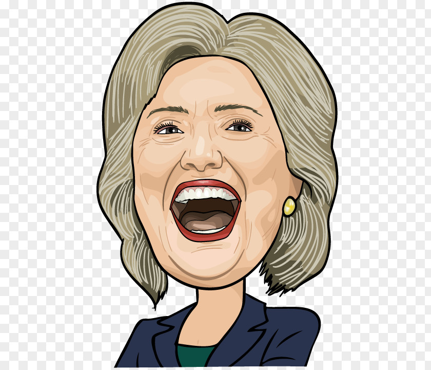 Hillary Clinton Facial Expression Cheek Chin Mouth Smile PNG