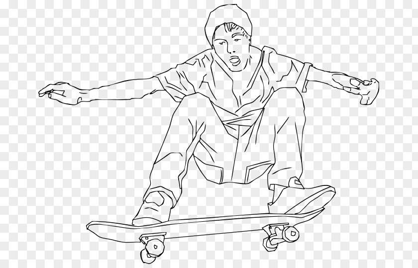 Skateboard Ollie Skateboarding Clip Art PNG