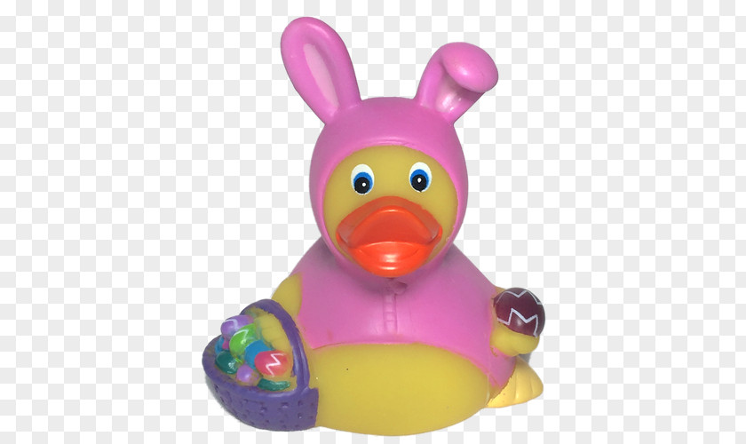 Tiny Baby Bunny Ears Easter Rubber Duck Ducks, Geese And Swans PNG