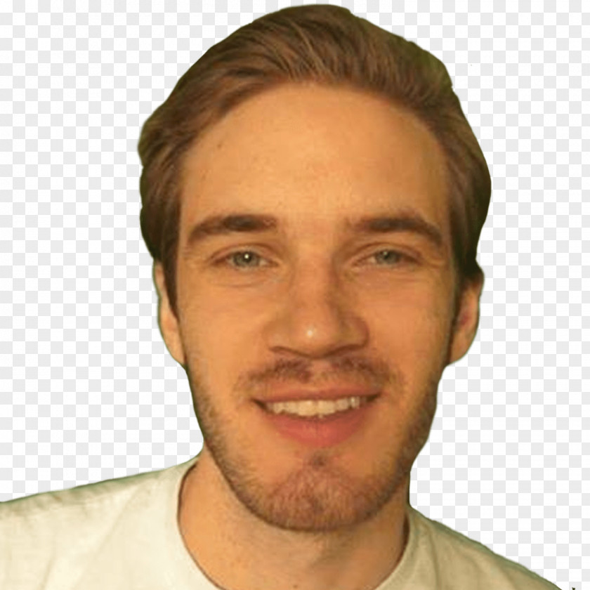 White Head Is Not Separated PewDiePie YouTuber PNG