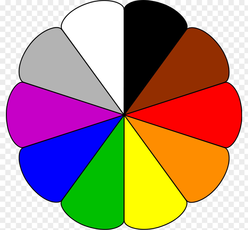 Cilpart Color Wheel Black And White Clip Art PNG