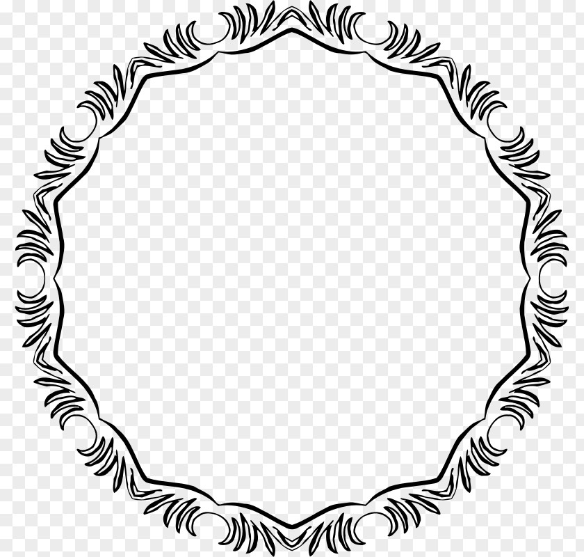 Continental Circular Border Ornamentation User Interface Clip Art PNG