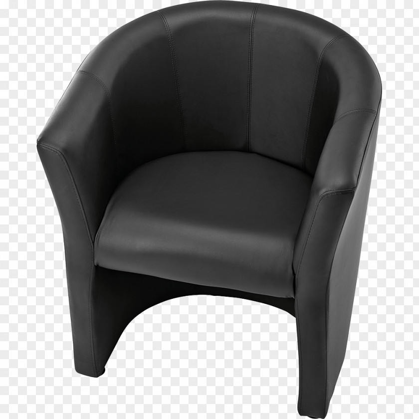 Fauteuil Club Chair Plastic Armrest PNG