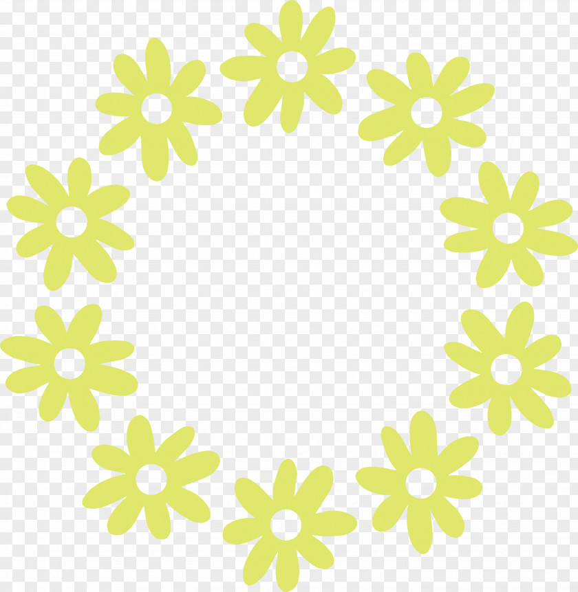 Flower Frame Floral PNG