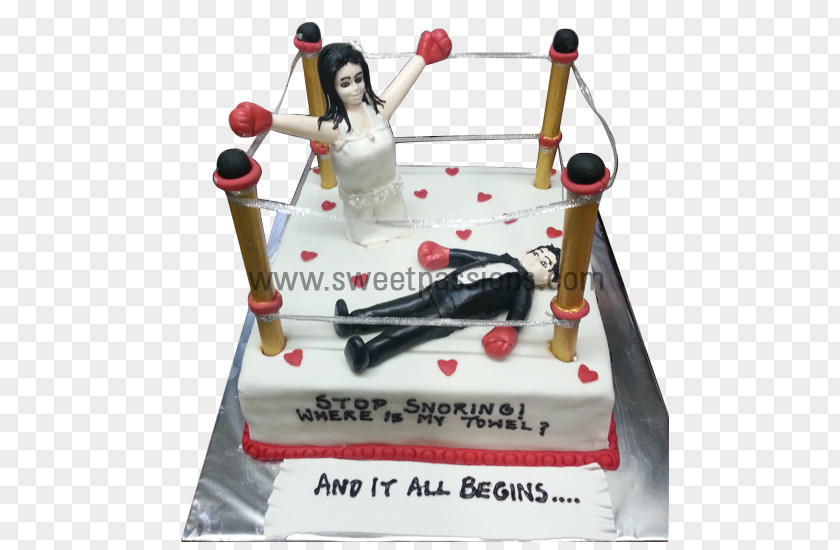 Ring Boxing Birthday Cake Wedding Torte Decorating PNG