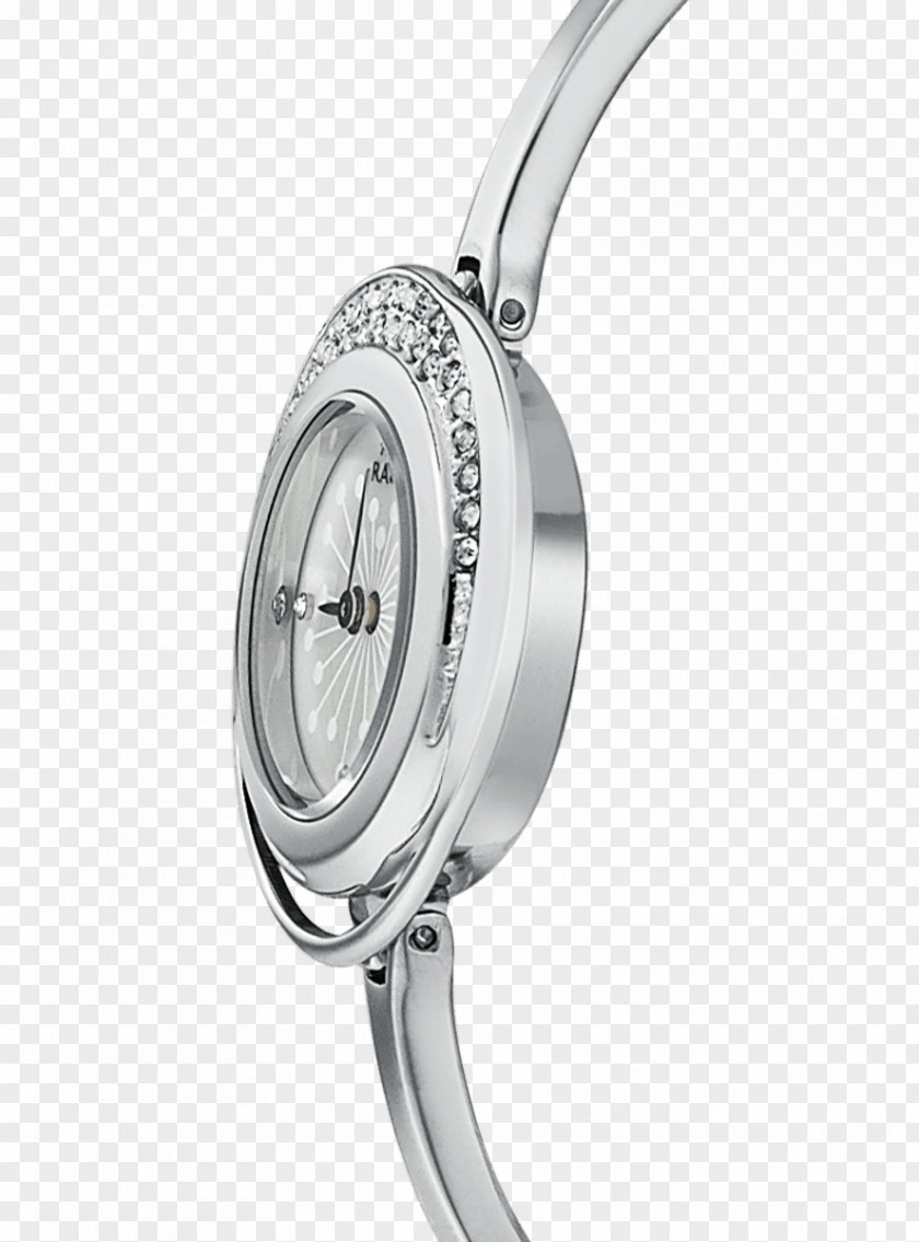 Silver Watch Strap Body Jewellery PNG