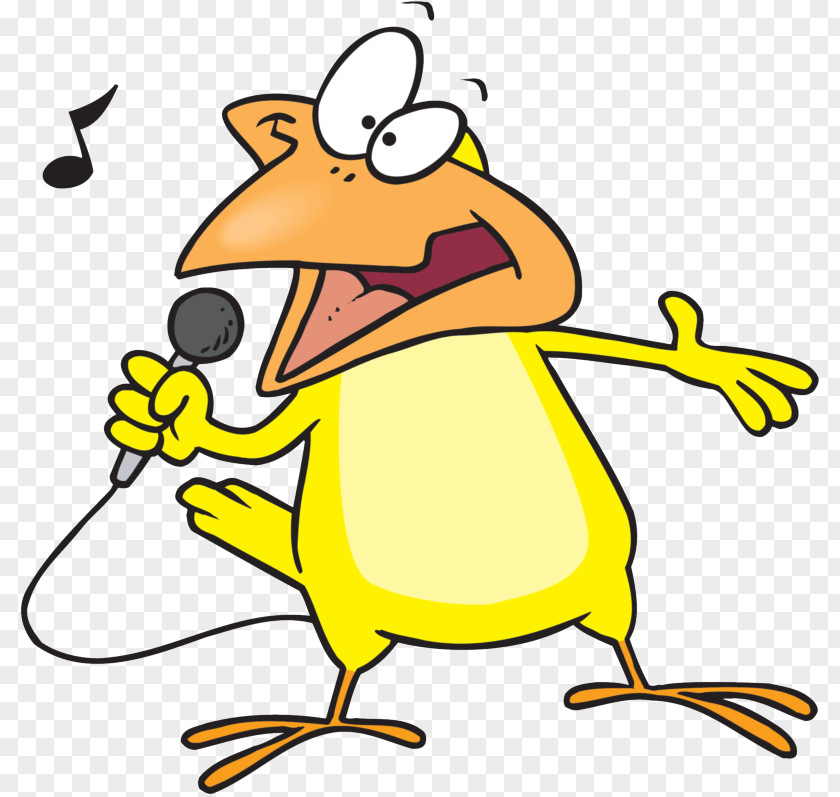 Singing Clip Art Tweety Domestic Canary Cartoon Vector Graphics PNG
