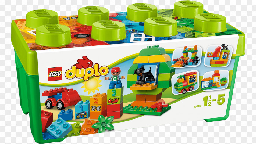 Toy LEGO 10572 DUPLO All-in-One Box Of Fun Hamleys Lego Duplo PNG