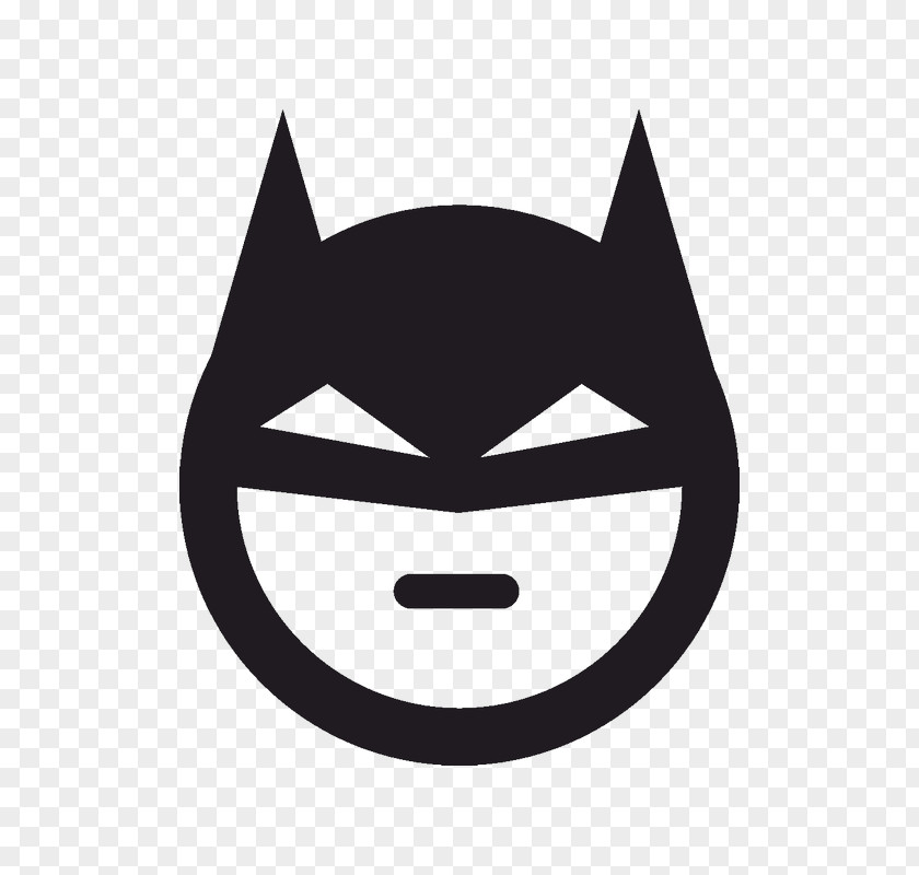 Batman Smiley Sticker Interieur Whiskers PNG