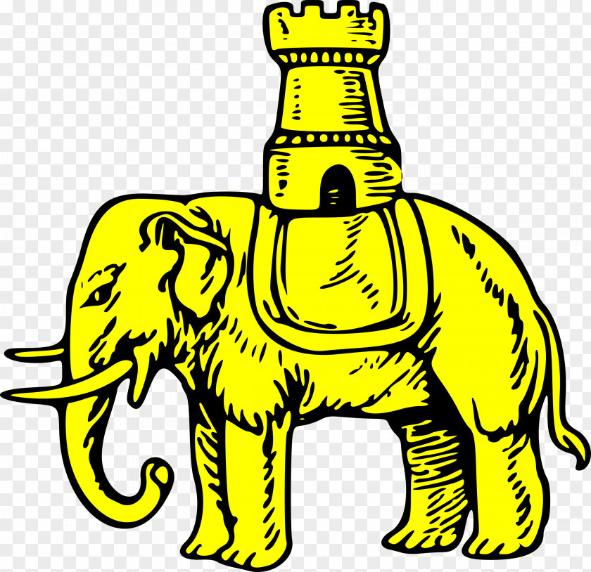 Elephant Coat Of Arms Clip Art PNG