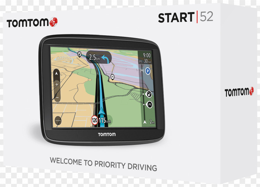 Car GPS Navigation Systems TomTom Start 52 Satellite 42 PNG