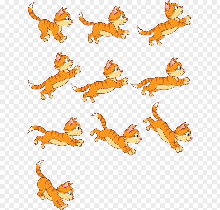 Cat Vector Graphics Animation Royalty-free Stock Photography PNG