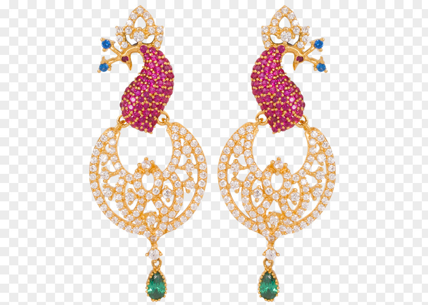 Jewellery Earring Lalithaa Gemstone Jewelry Design PNG