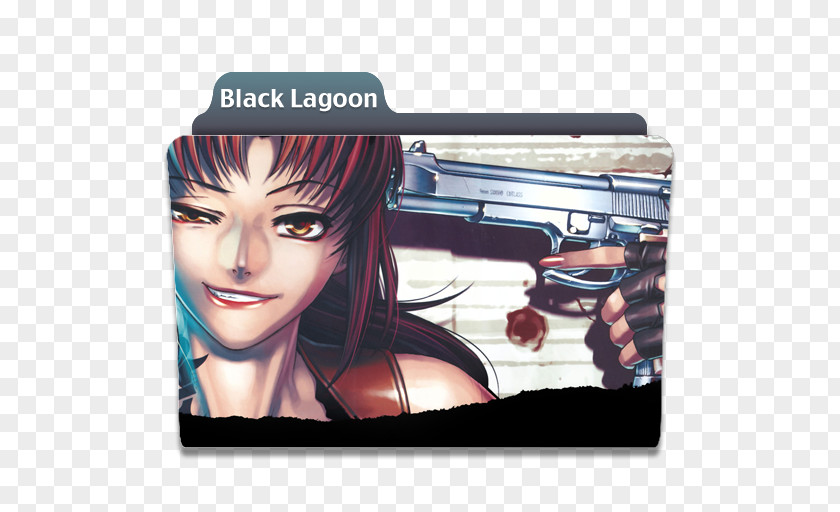 Lagoon Rei Hiroe Black Burst Angel Desktop Wallpaper Display Resolution PNG