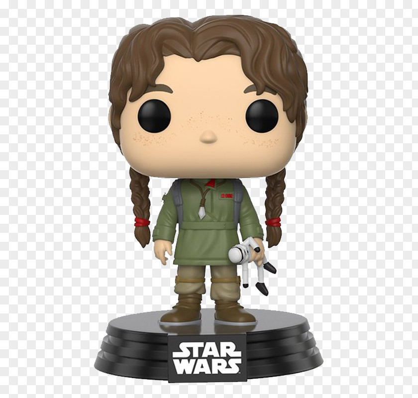 Toy Jyn Erso Funko Action & Figures Bobblehead PNG