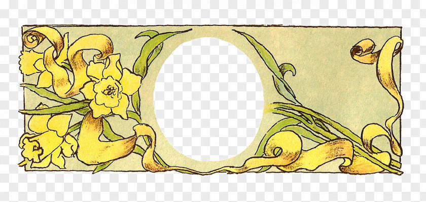 Yellow Pattern Certificate Art Clip PNG