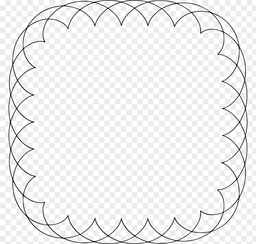 Circle Point Angle White Line Art PNG