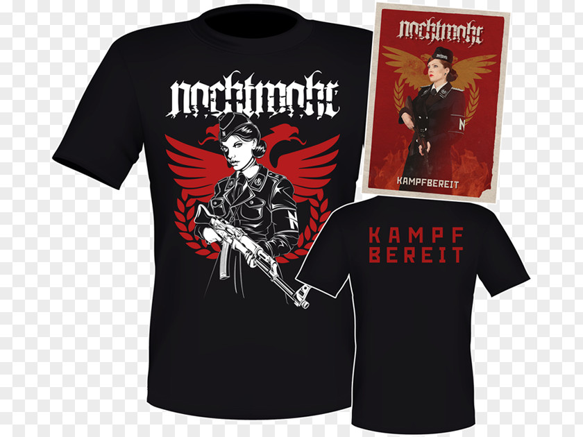 Eagles Band Merchandise Feindbild -Ltd- T-shirt Nachtmahr Text PNG