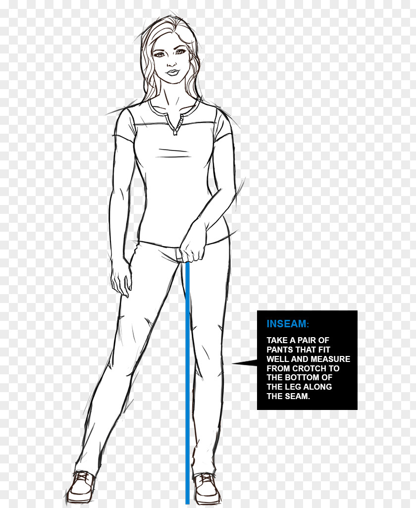 Shoe Clothing Sizes Pants Inseam PNG