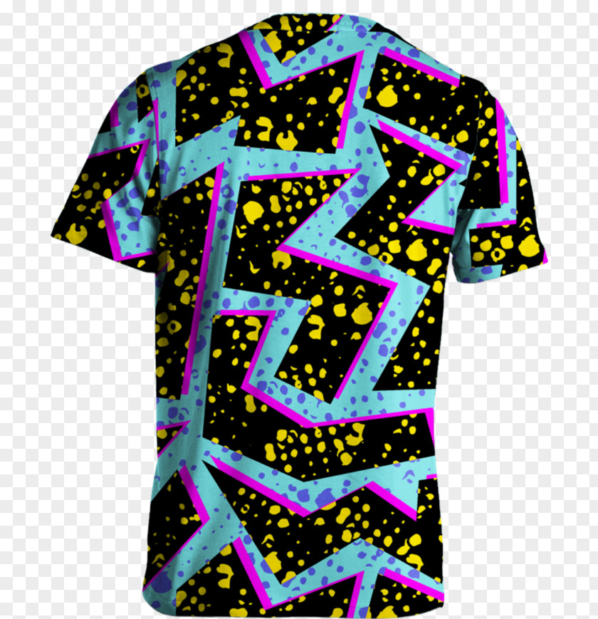 T-shirt 1980s Royalty-free Pattern PNG