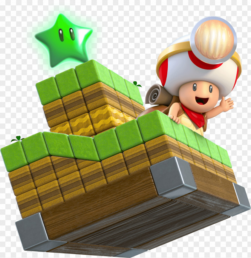 Toad Captain Toad: Treasure Tracker Super Mario 3D World Land Wii U PNG