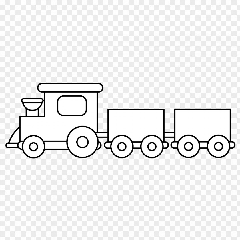 Train Drawing Transport Coloring Book Child PNG